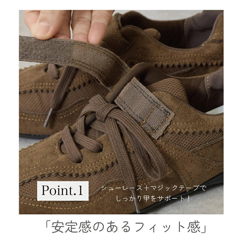 フェイクレザーベルトスニーカー【001】