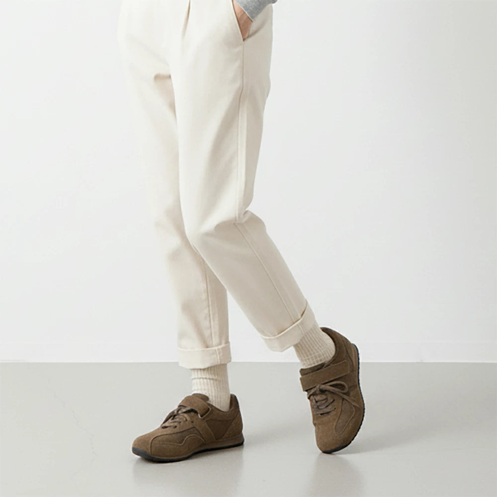 フェイクレザーベルトスニーカー【001】