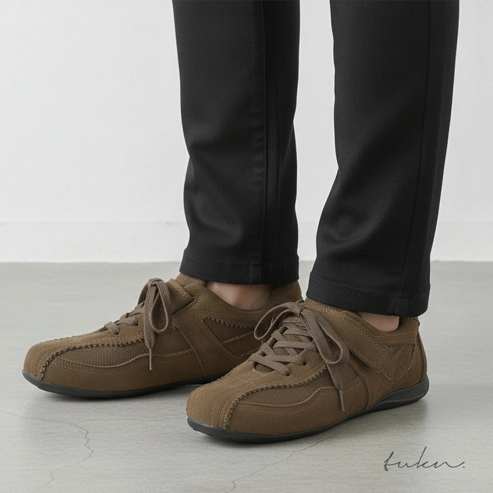 フェイクレザーベルトスニーカー【001】