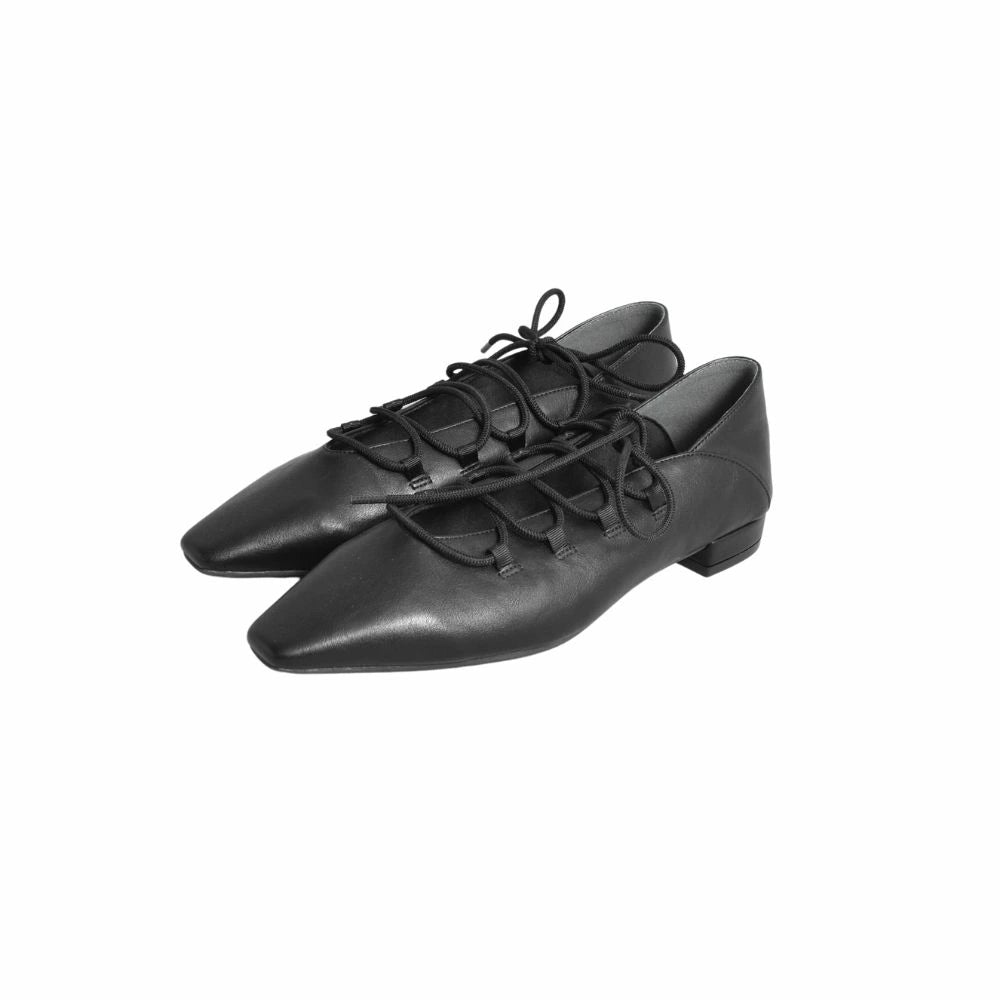 <2025SS>レースアップフラットパンプス【7502】