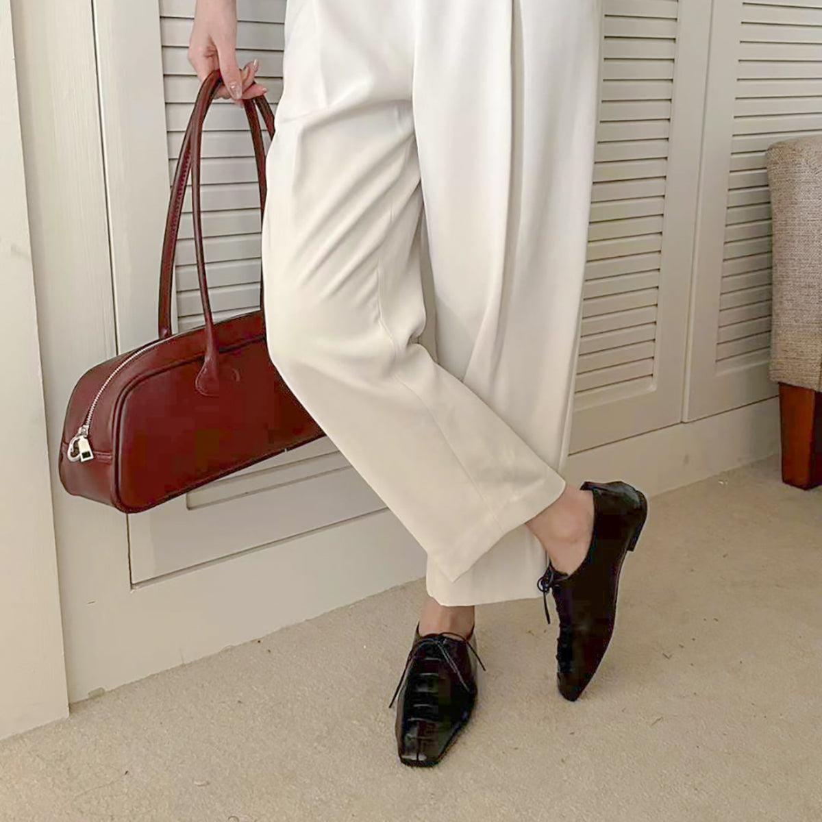 レースアップマニッシュシューズ【280-6】