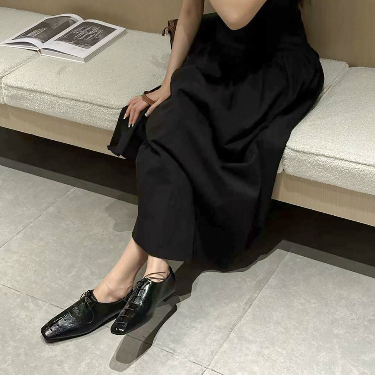 レースアップマニッシュシューズ【280-6】