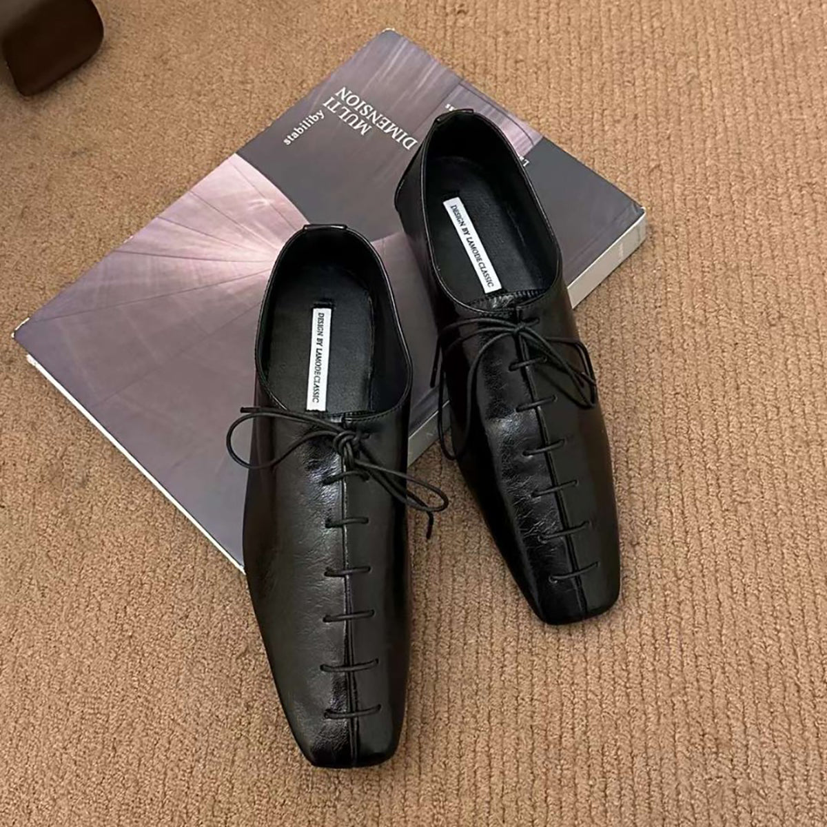 レースアップマニッシュシューズ【280-6】