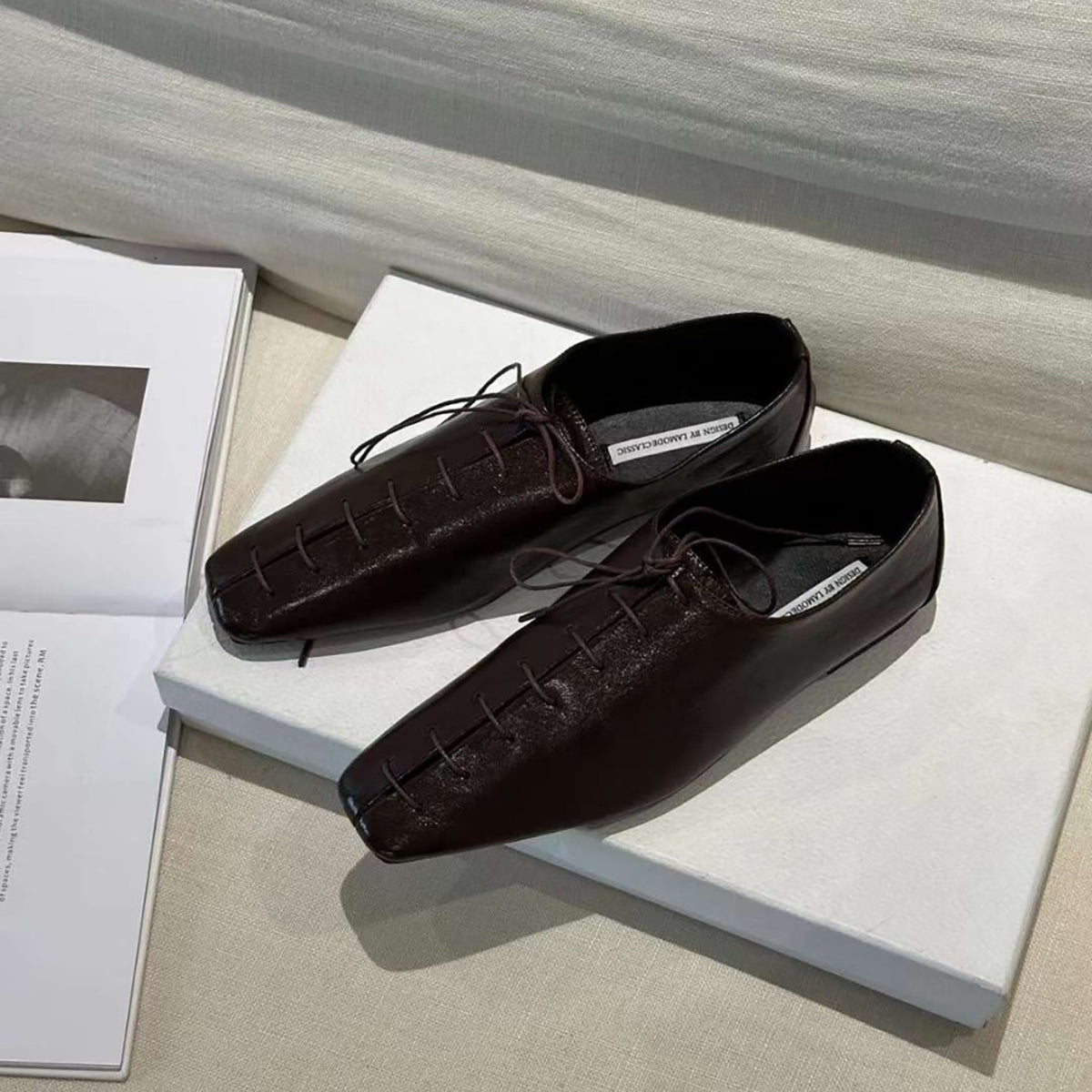 レースアップマニッシュシューズ【280-6】