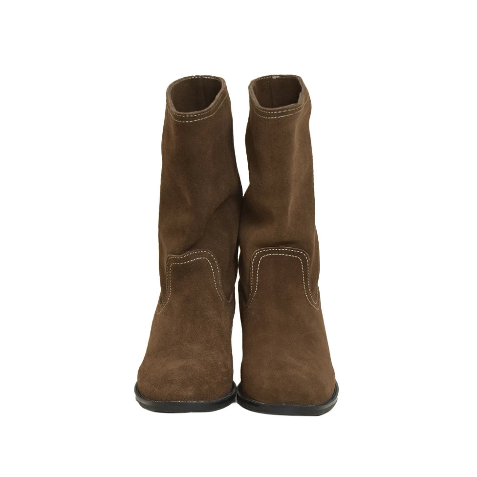 本革ミドルブーツ【8825a-1】