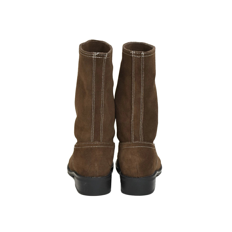 本革ミドルブーツ【8825a-1】