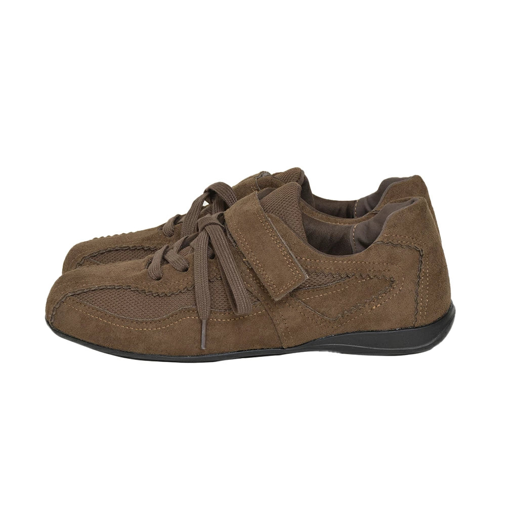 フェイクレザーベルトスニーカー【001】