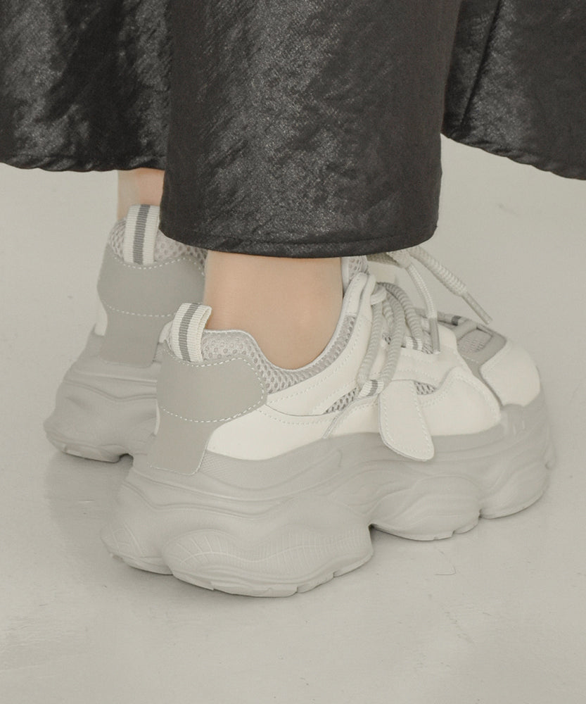 【Urban Mile by tukn.】 本革厚底スニーカー【n-508】