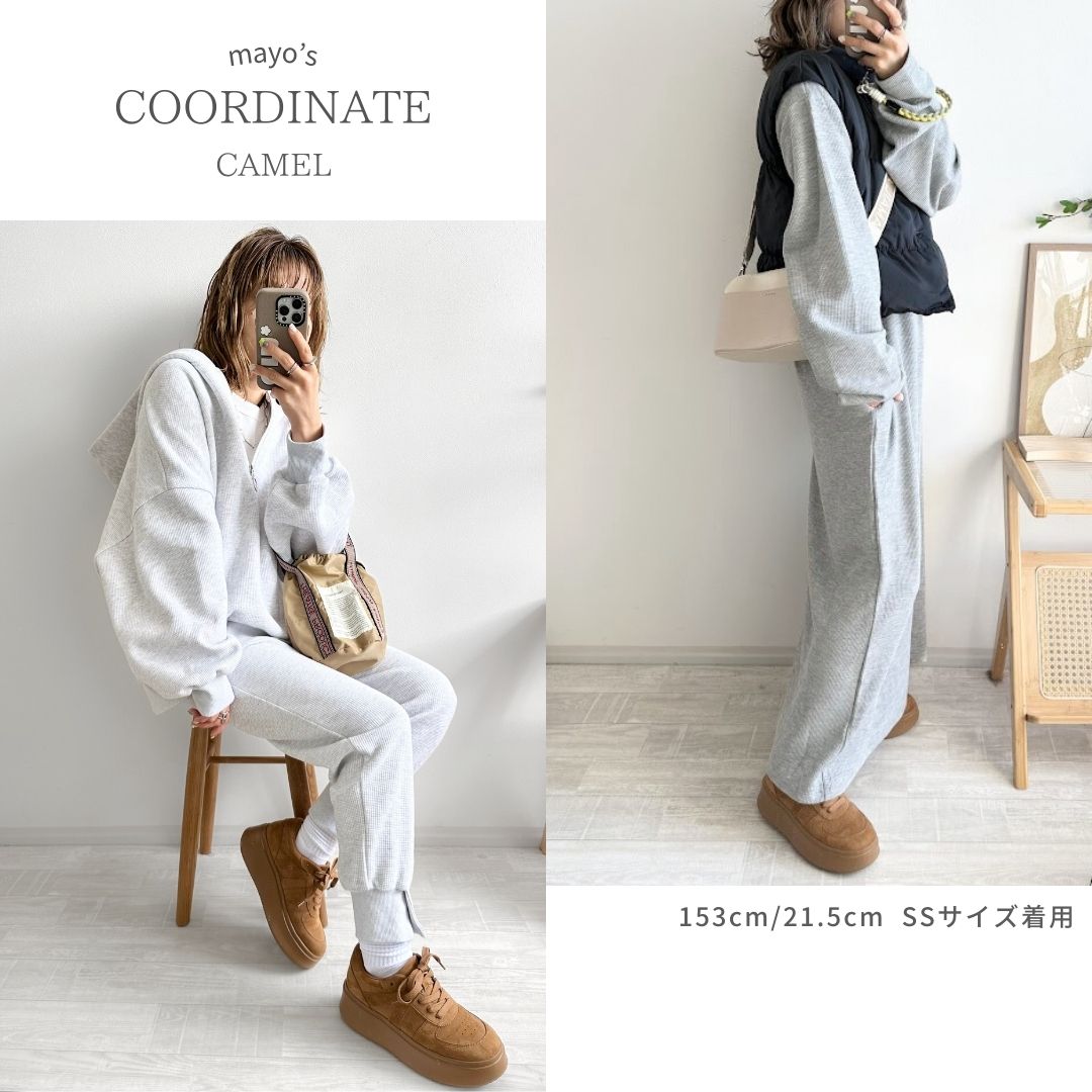 <mayoさんコラボ>ラク盛れスニーカー 【1-7501-o】