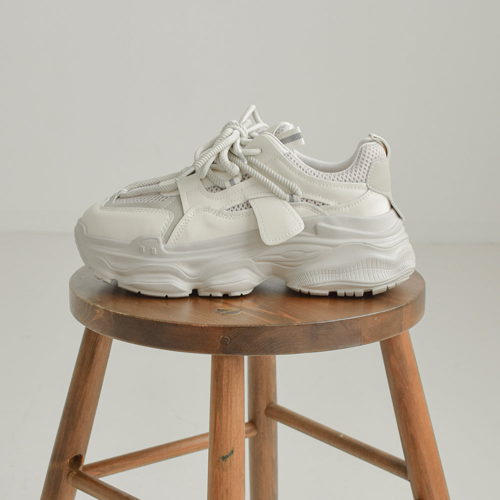 【Urban Mile by tukn.】 本革厚底スニーカー【n-508】