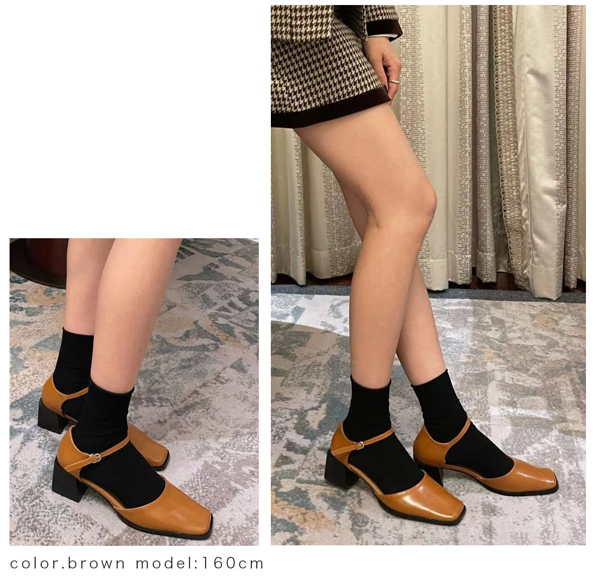 ヒールセパレートパンプス 【1-288-1-c】