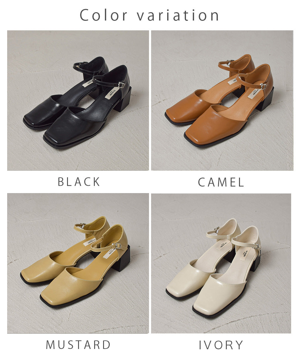 ヒールセパレートパンプス 【1-288-1-c】