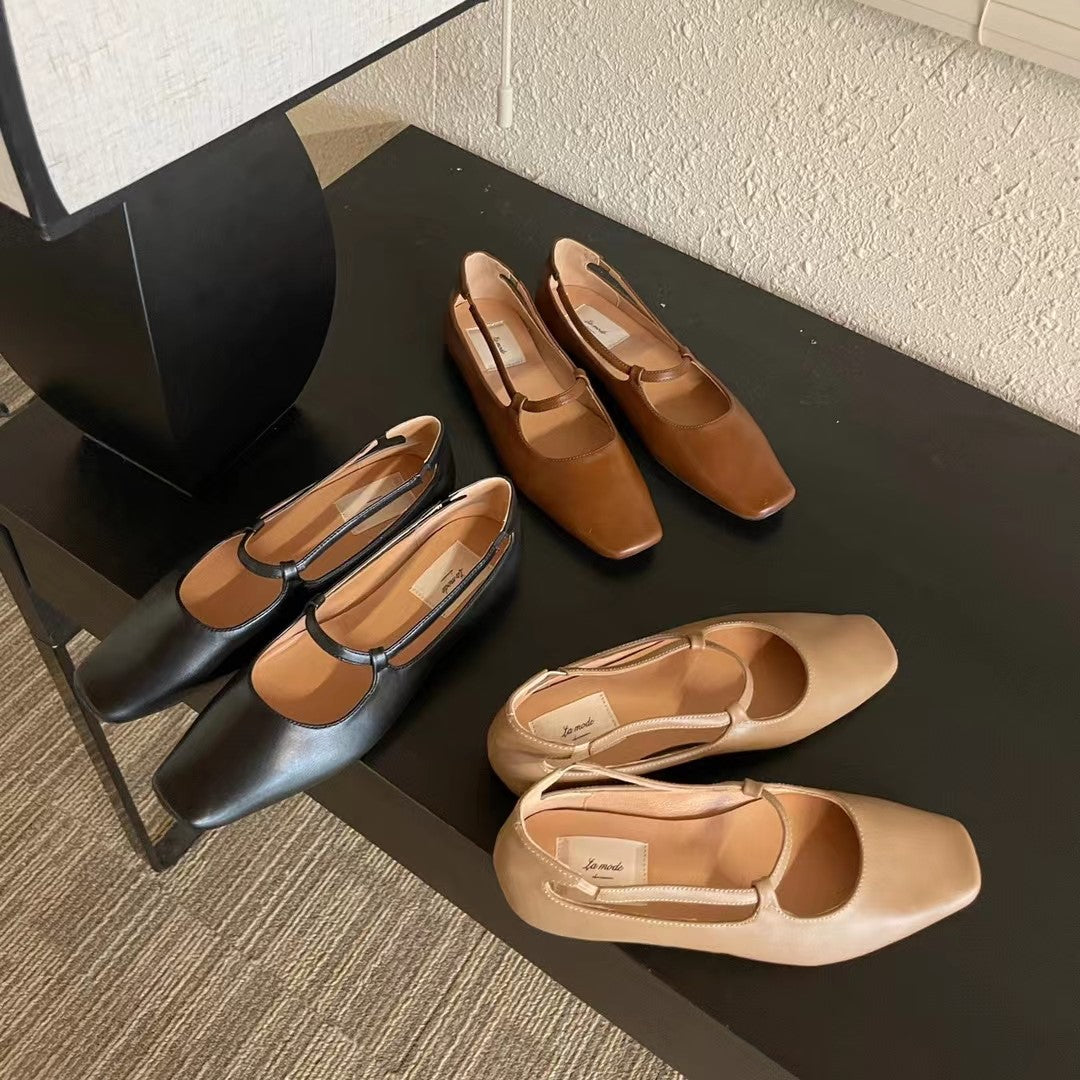 ナローストラップパンプス【S18-12】