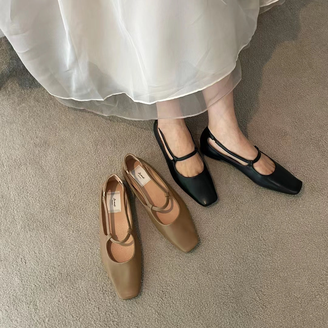 ナローストラップパンプス【S18-12】