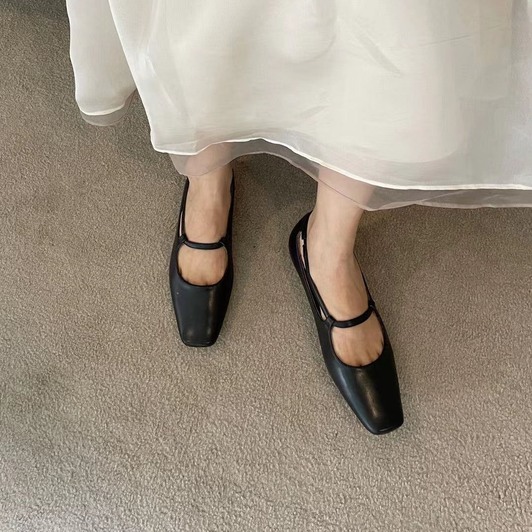 ナローストラップパンプス【S18-12】