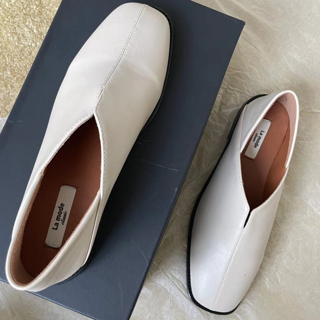 Vカットフラットパンプス【8865-30】