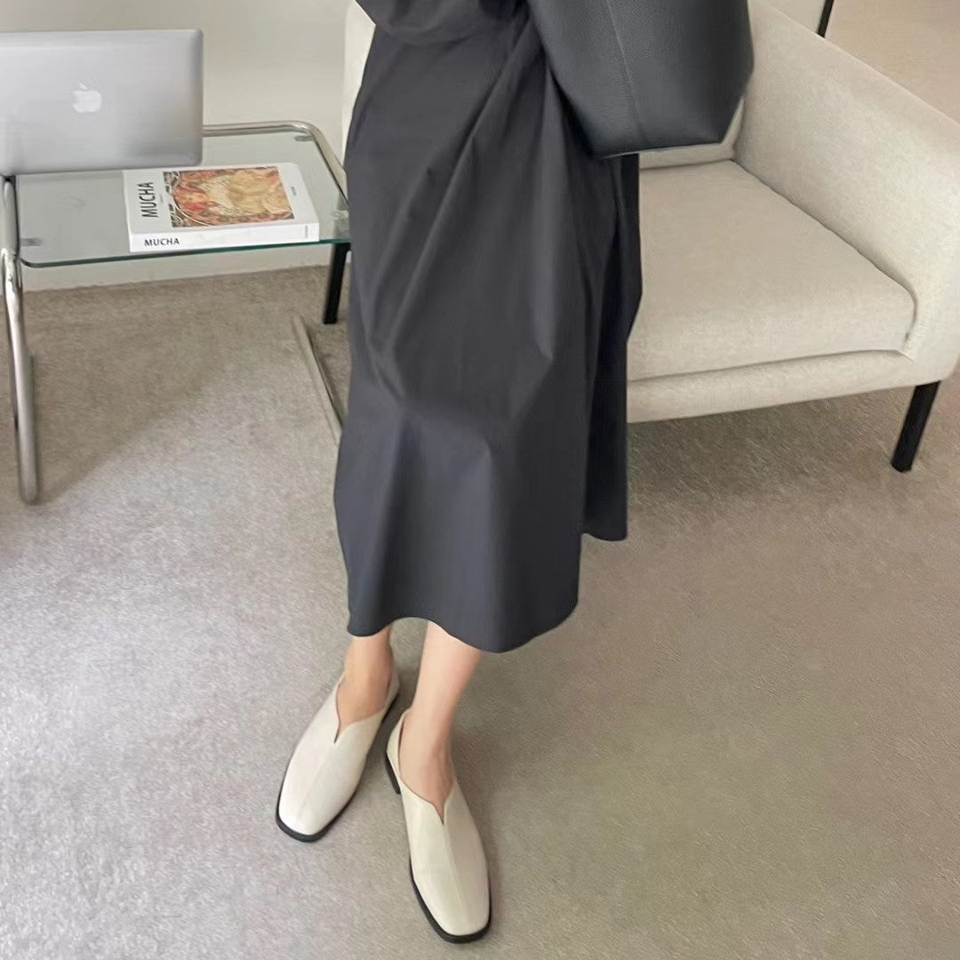 Vカットフラットパンプス【8865-30】