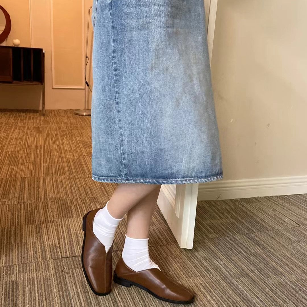 Vカットフラットパンプス【8865-30】