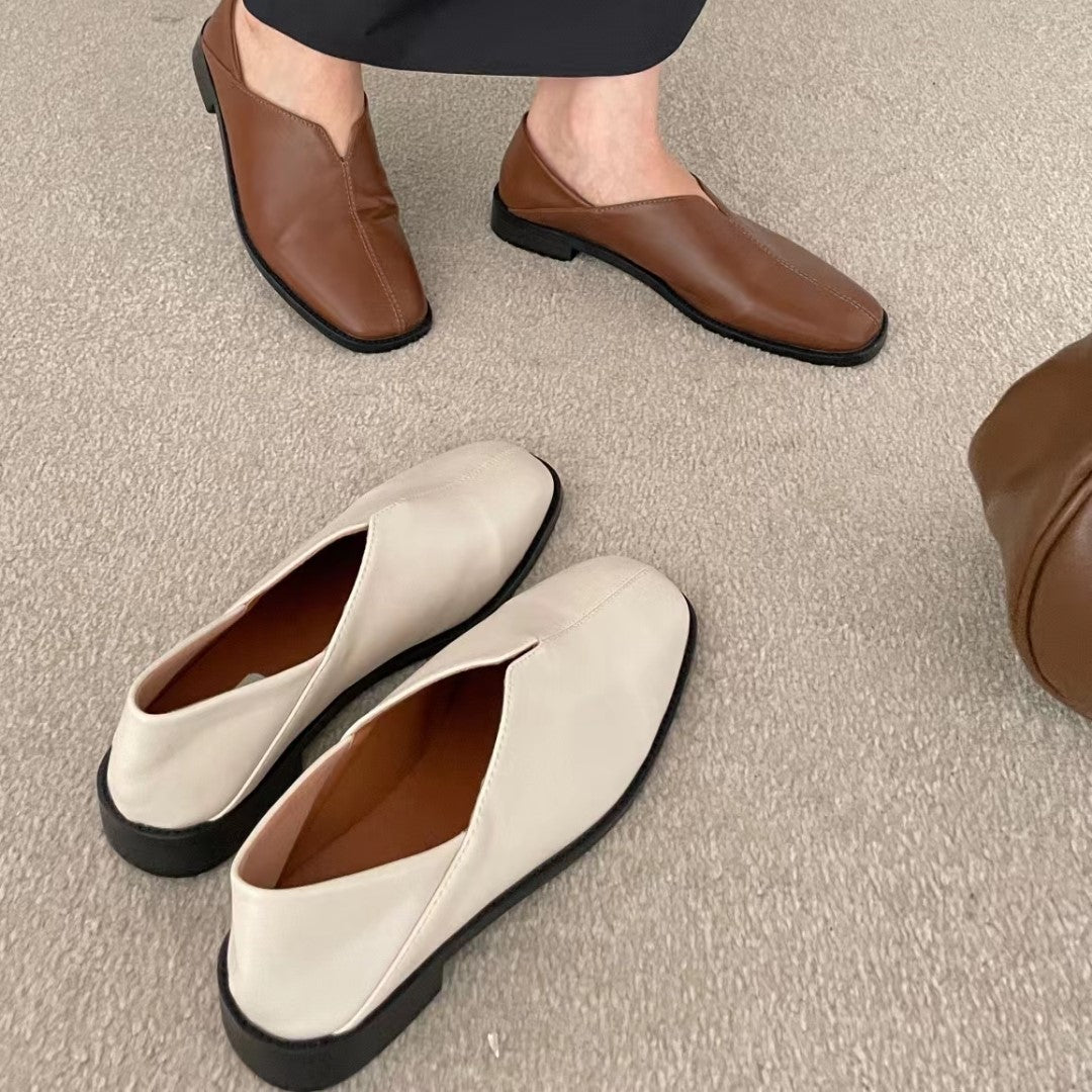 Vカットフラットパンプス【8865-30】