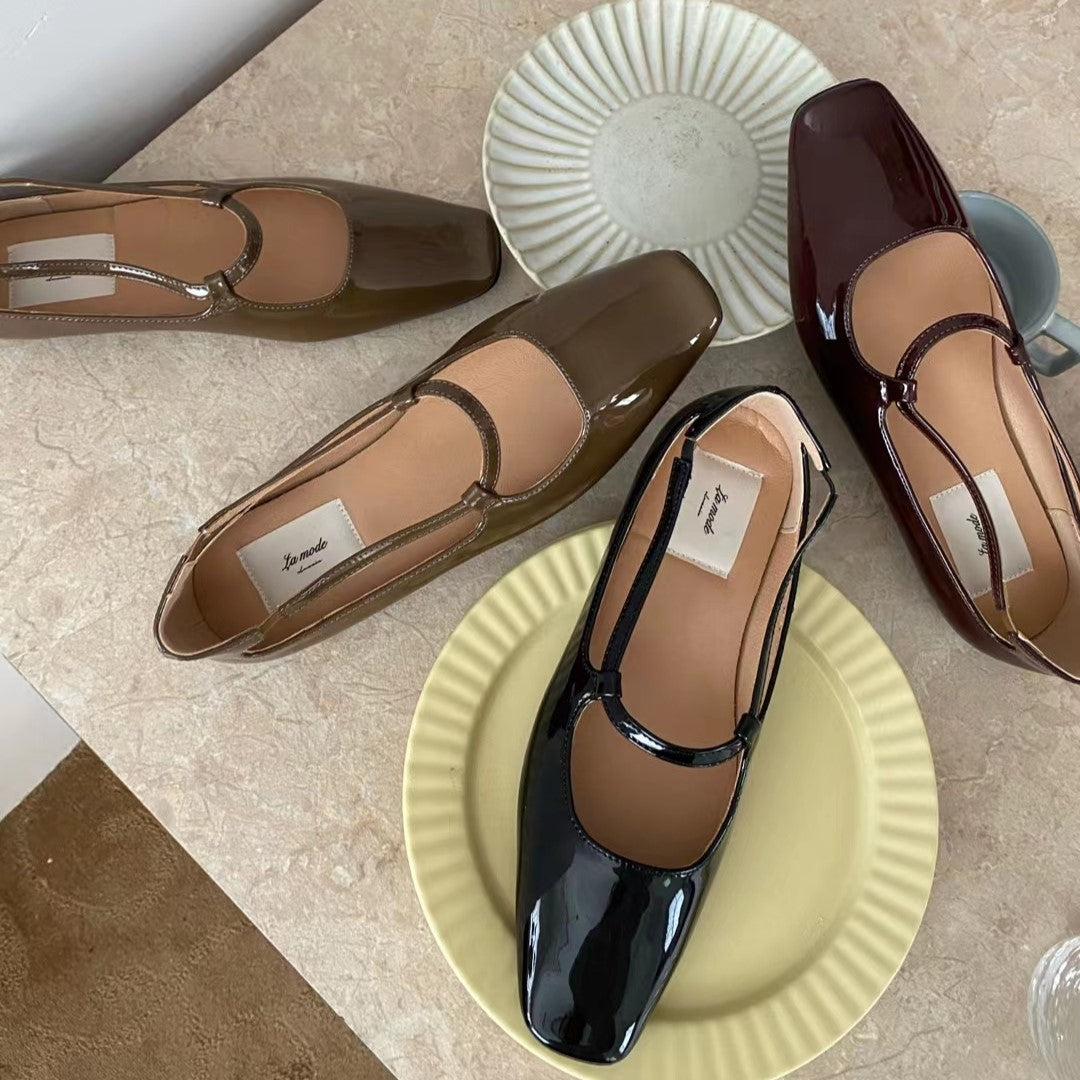 ナローストラップパンプス【S18-12】