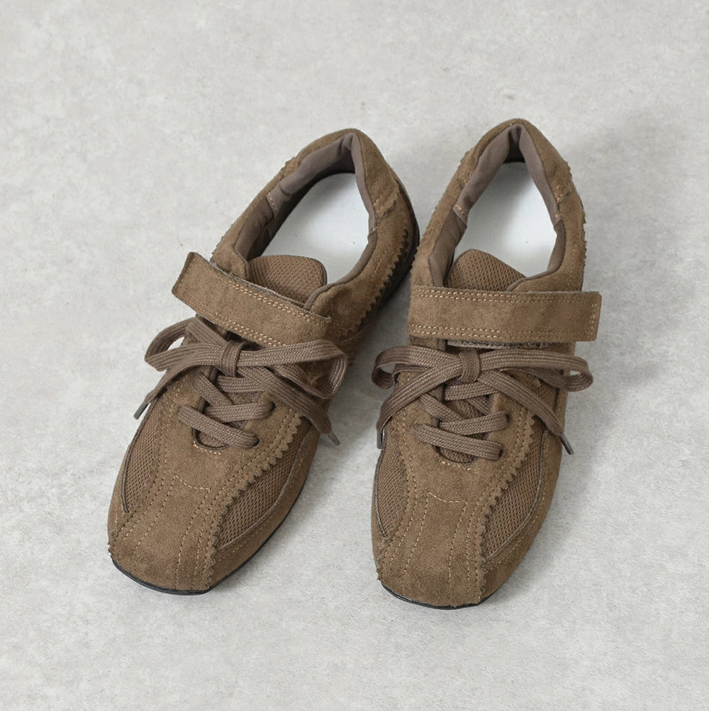 フェイクレザーベルトスニーカー【001】