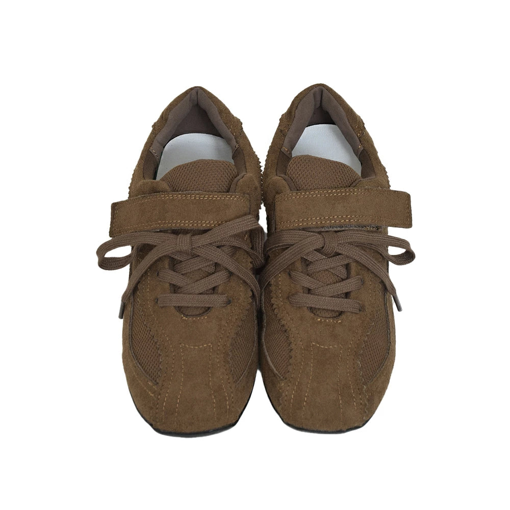 フェイクレザーベルトスニーカー【001】