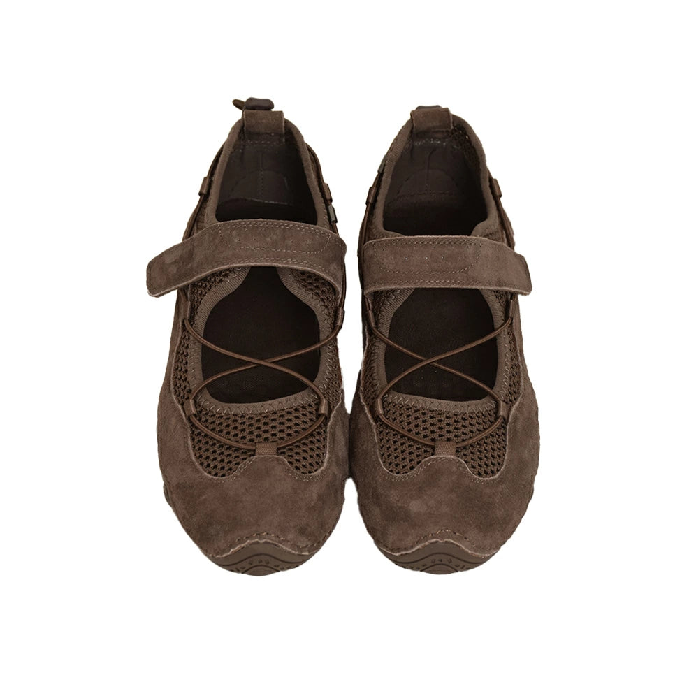 本革メリージェーンストリングスニーカー【sneaker05】