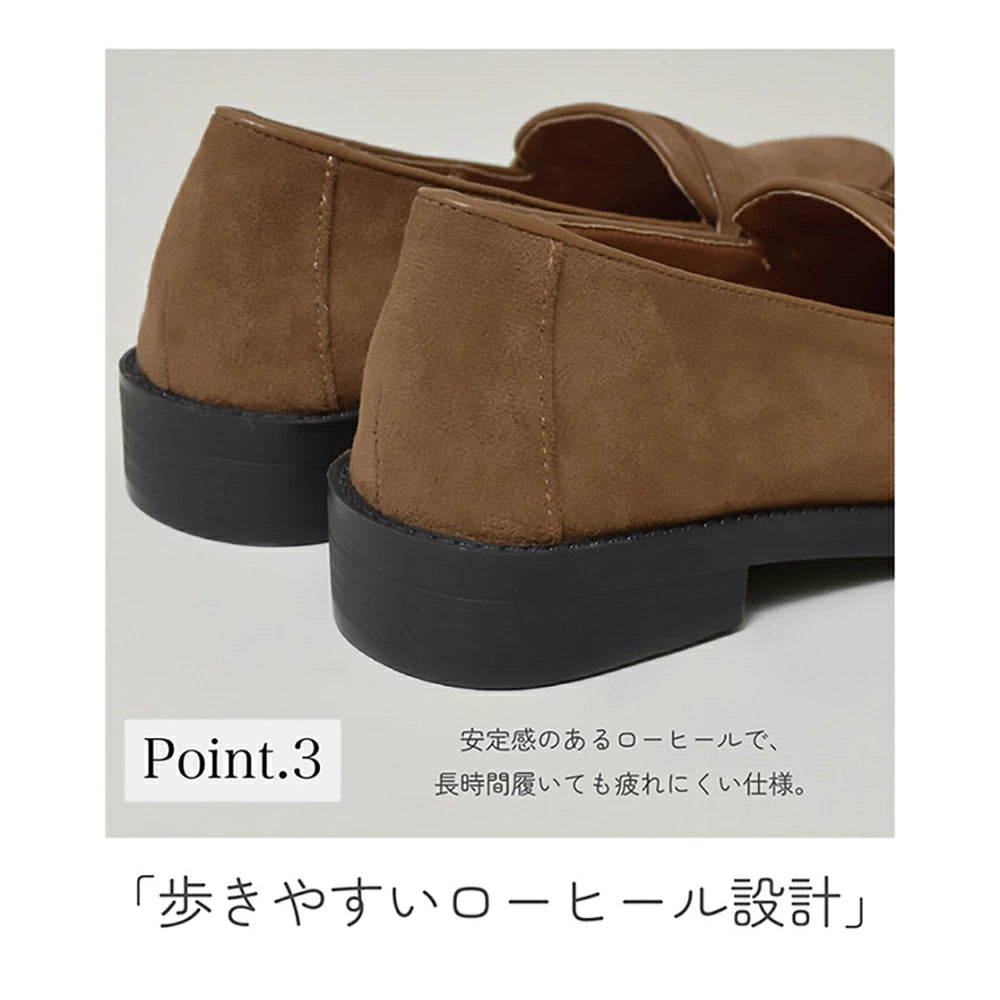 スエード調ローファー【65-00】