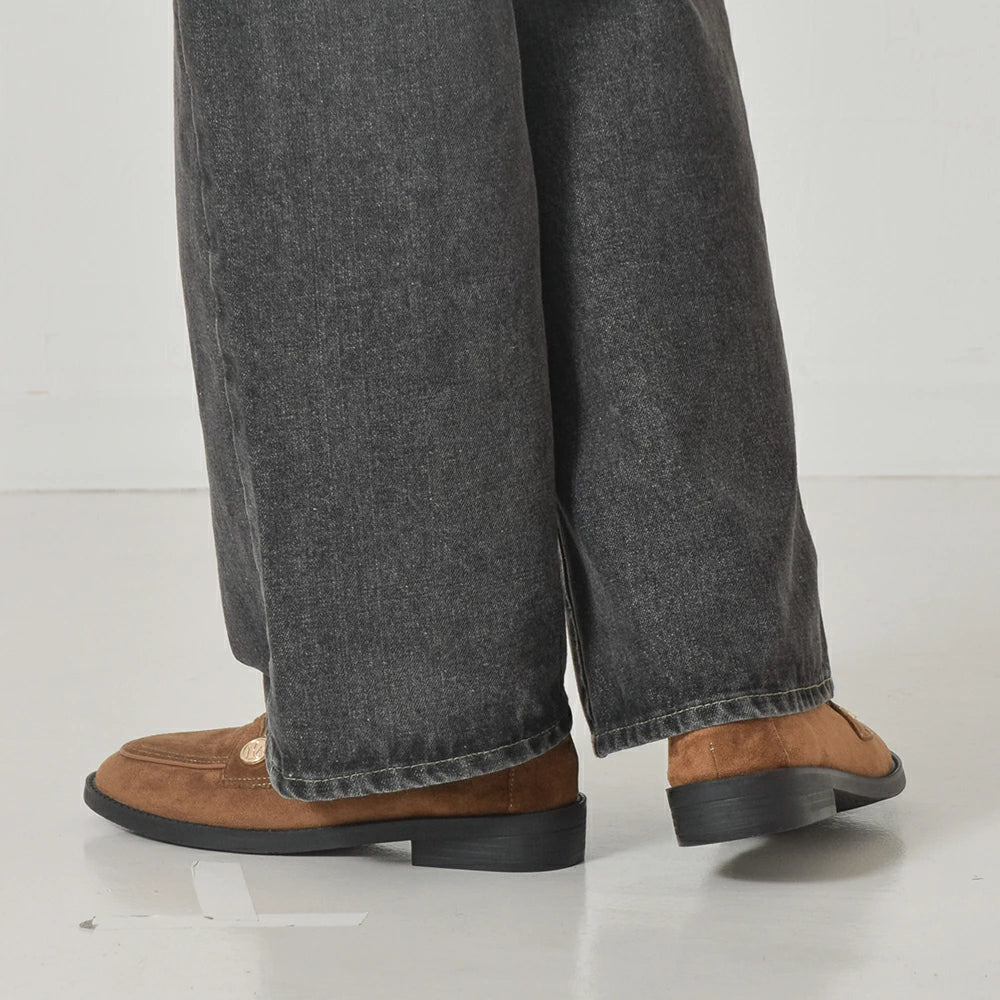 スエード調ローファー【65-00】