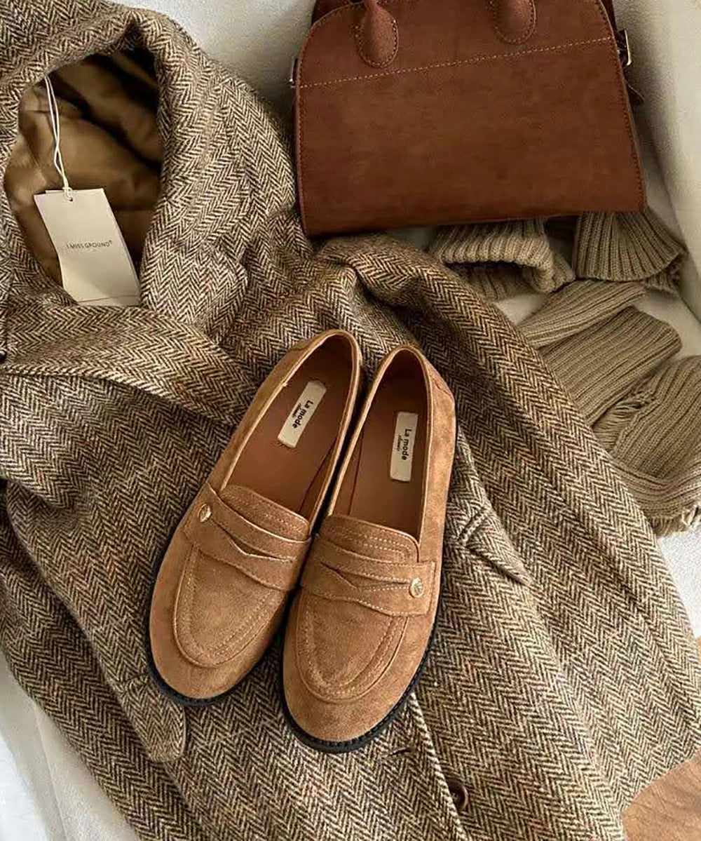 スエード調ローファー【65-00】