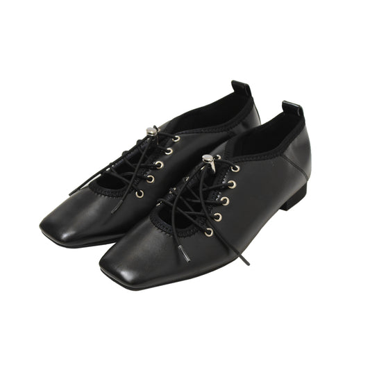 日本製  tukn. レースアップ コードパンプス【1-7516-o】