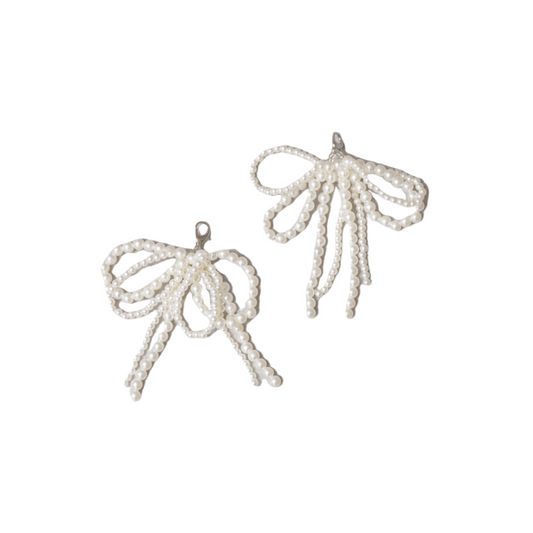 パールスニーカーリボンチャーム【2-snacc01-c】