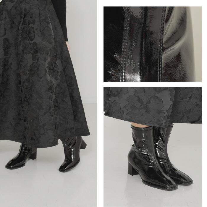 エナメル感動ブーツ【7474-5p】