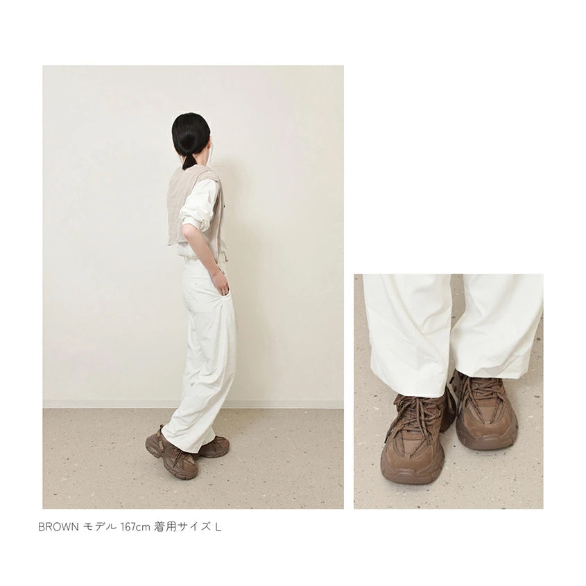 【Urban Mile by tukn.】 本革厚底スニーカー【n-508】