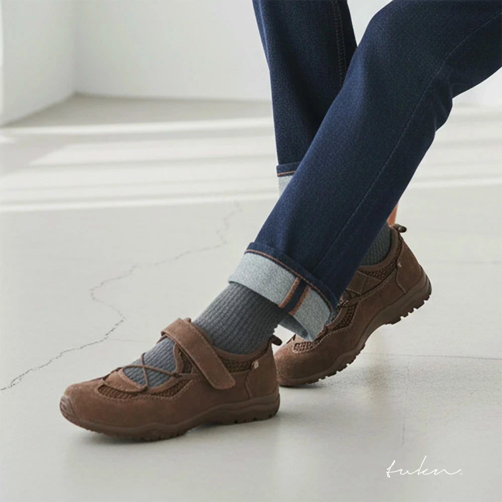 本革メリージェーンストリングスニーカー【sneaker05】